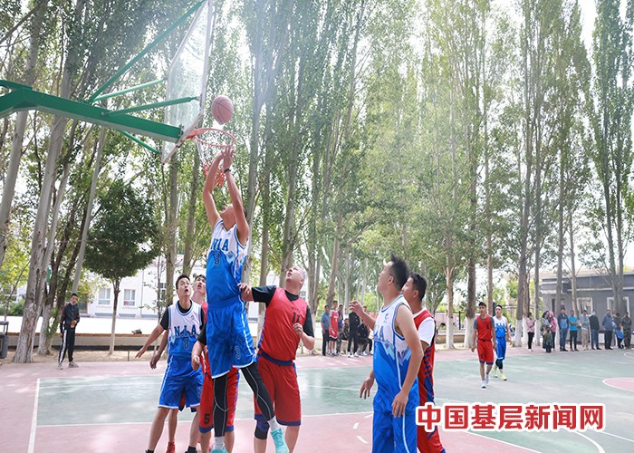 新疆昌吉边境管理支队北塔山牧场党建协作区组织开展庆“七·一”喜迎二十大篮球比赛活动